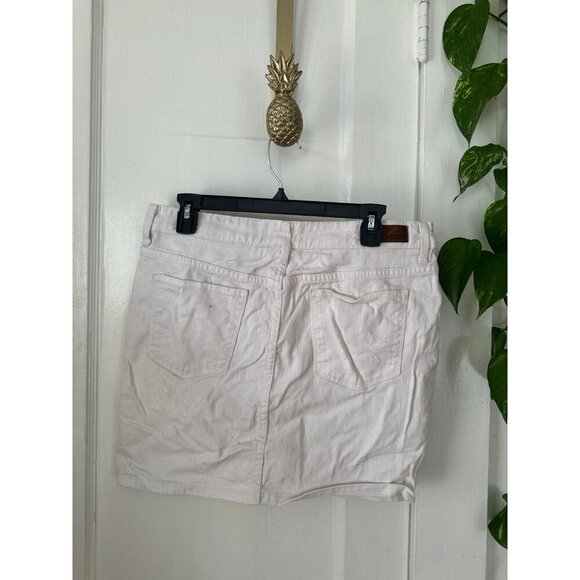 Denim Levi’s Denizen women’s size 10 white skirt - Picture 10 of 12